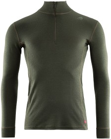 Bilde av Aclima M's WarmWool Mockneck Olive Night