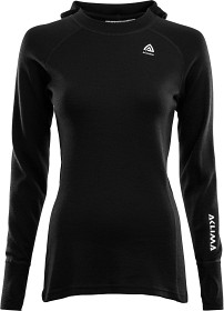 Bilde av Aclima WarmWool Hood Sweater Woman Jet Black