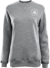 Bilde av Aclima W's FleeceWool Crew neck Grey Melange