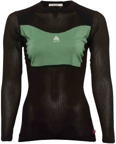 Bilde av Aclima W's WoolNet Light Crewneck Jet Black/Dark Ivy