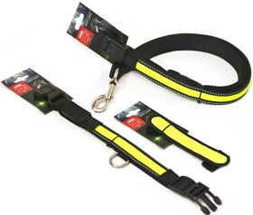 Bilde av Active Canis Led Pet Collar Black/Green