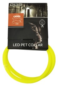 Bilde av Active Canis USB Led Collar Yellow