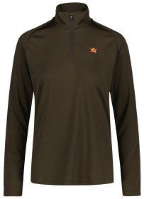 Bilde av Alaska W's CoolDry Half-Zip Top Brown