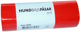 Bilde av Hundepose Rød 50 stk