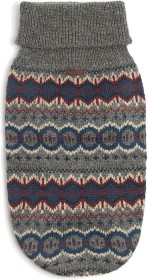 Bilde av Barbour Case Fair Isle Dog Jumper Grey