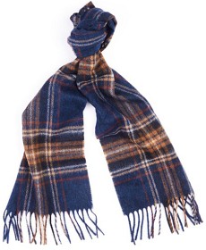 Bilde av Barbour Elwood Scarf Dk Blue Plaid