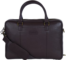 Bilde av Barbour Highgate Leather Laptop Bag Dark Brown