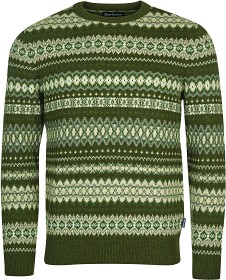 Bilde av Barbour M's Case Fairisle Crew Olive