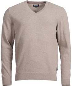 Bilde av Barbour M's Harrow V-Neck Stone