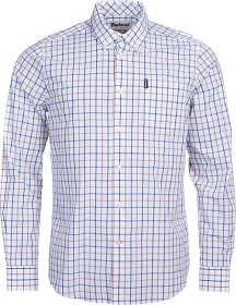 Bilde av Barbour M's Tattersa 13 Shirt Tailored Fit Sandstone