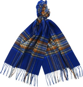 Bilde av Barbour Unisex Torridon Check Scarf Midnight