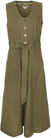 Bilde av Barbour W's Rutherglen Midi Dress Dusky Khaki