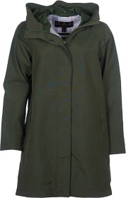 Bilde av Barbour W's Subtropic Waterproof Jacket Moss Green/Platinum Tartan