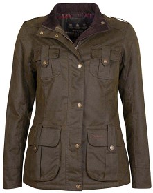 Bilde av Barbour W's Winter Defence Olive/Classic Tartan