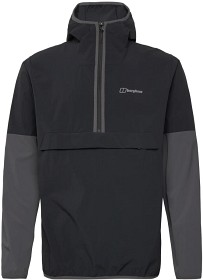 Bilde av Berghaus Ms Wandermoor Wind Smock Jet Black/Grey Pinstripe
