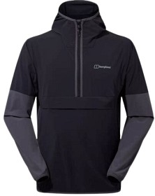 Bilde av Berghaus Ws Wandermoor Wind Smock Jet Black/Grey Pinstripe