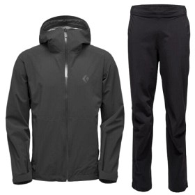 Bilde av Black Diamond M's Paket Stormline Stretch Rain Shell + Pants Black