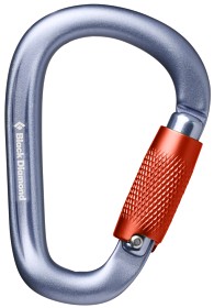 Bilde av Black Diamond Pearlock Twistlock Carabiner Gray