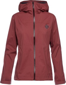Bilde av Black Diamond W's Stormline Stretch Rain Shell Cherrywood