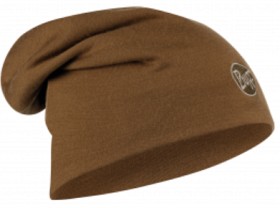 Bilde av Buff Heavy Merino Wool Loose Hat Solid Tundra Khaki