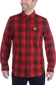 Bilde av Carhartt Hubbard Slim Fit Flannel Shirt Dark Crimson