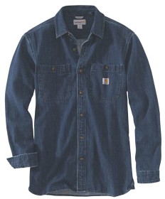 Bilde av Carhartt M's Denim Long Sleeve Shirt