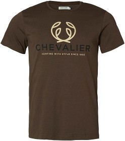 Bilde av Chevalier Logo T-shirt Men Leather Brown