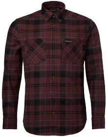 Bilde av Chevalier M's Willow Flannel Shirt Wine Red Checked