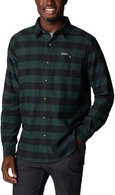 Bilde av Columbia M's Cornell Woods Flannel Long Sleeve Shirt Spruce Buffalo Check