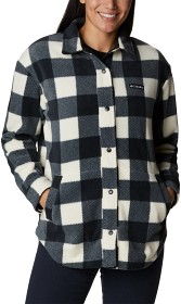 Bilde av Columbia W's Benton Springs Shirt Jacket Chalk Check Print