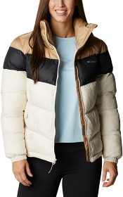 Bilde av Columbia W's Puffect Color Blocked Jacket Chalk / Black / Beach