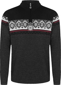 Bilde av Dale of Norway M's Moritz Sweater Dark Charcoal Raspberry Black