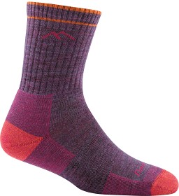 Bilde av Darn Tough W's Hiker Micro Crew Sock Cushion Plum Heather