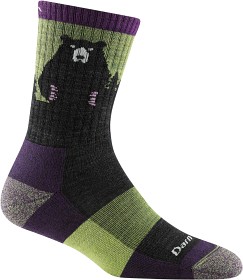 Bild på Darn Tough W's Bear Town Micro Crew Lightweight Cushion Lime