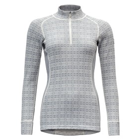 Bilde av Devold Alnes Woman Half Zip Neck Grey