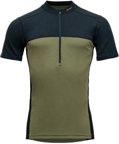 Bilde av Devold Lauparen Merino 190 Zip Tee Man Ink/Lichen/Black