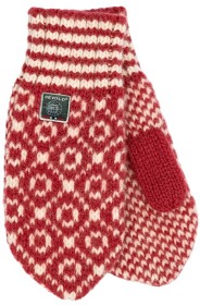 Bilde av Devold Svalbard Mitten Hindberry/Offwhite