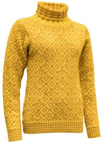 Bilde av Devold Svalbard Sweater High Neck Unisex Cyber/Arrowwood