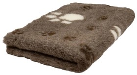 Bilde av Foxy Fur Dog Mat Thermo Brown Paw 100 x 150 cm