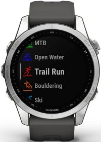 Bilde av Garmin fenix 7S Silver with Graphite Band