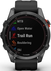 Bilde av Garmin fenix 7S Solar Slate Gray with Black Band