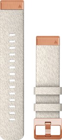 Bilde av Garmin QuickFit 20 mm Cream Heathered Nylon Band Rosé