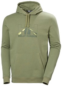 Bilde av Helly Hansen M's Nord Graphic Pull Over Hoodie Lav Green