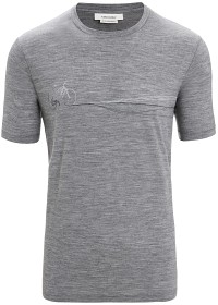 Bilde av Icebreaker M's Tech Lite II SS Tee Cadence Paths Gritstone Heather