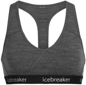 Bilde av Icebreaker W Sprite Racerback Bra Gritstone Hthr