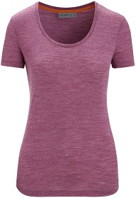 Bilde av Icebreaker Women Sphere II SS Scoop Tee Go Berry Hthr