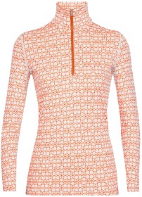 Bilde av Icebreaker W's 250 Vertex LS Half Zip Alpine Geo Snow/Flash/J