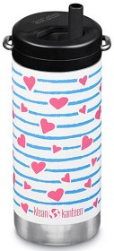 Bilde av Klean Kanteen TKWide 355ml with Wide Twist Cap Heart Stripe