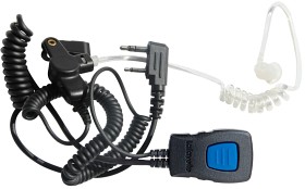 Bilde av Lafayette Miniheadset Security Öronmussla 3,5+2,5mm Vinklad Bredare Mellanrum