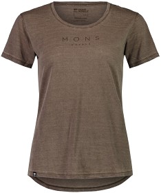 Bilde av Mons Royale Women's Zephyr Merino Cool Tee Walnut
